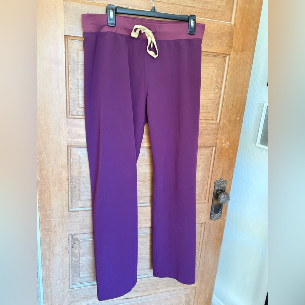 Figs deep purple Pants & top